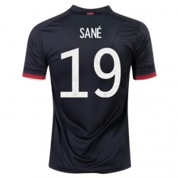 Camisola Alemanha SANE 19 Equipamento Segundo Euro 2020 Manga Curta